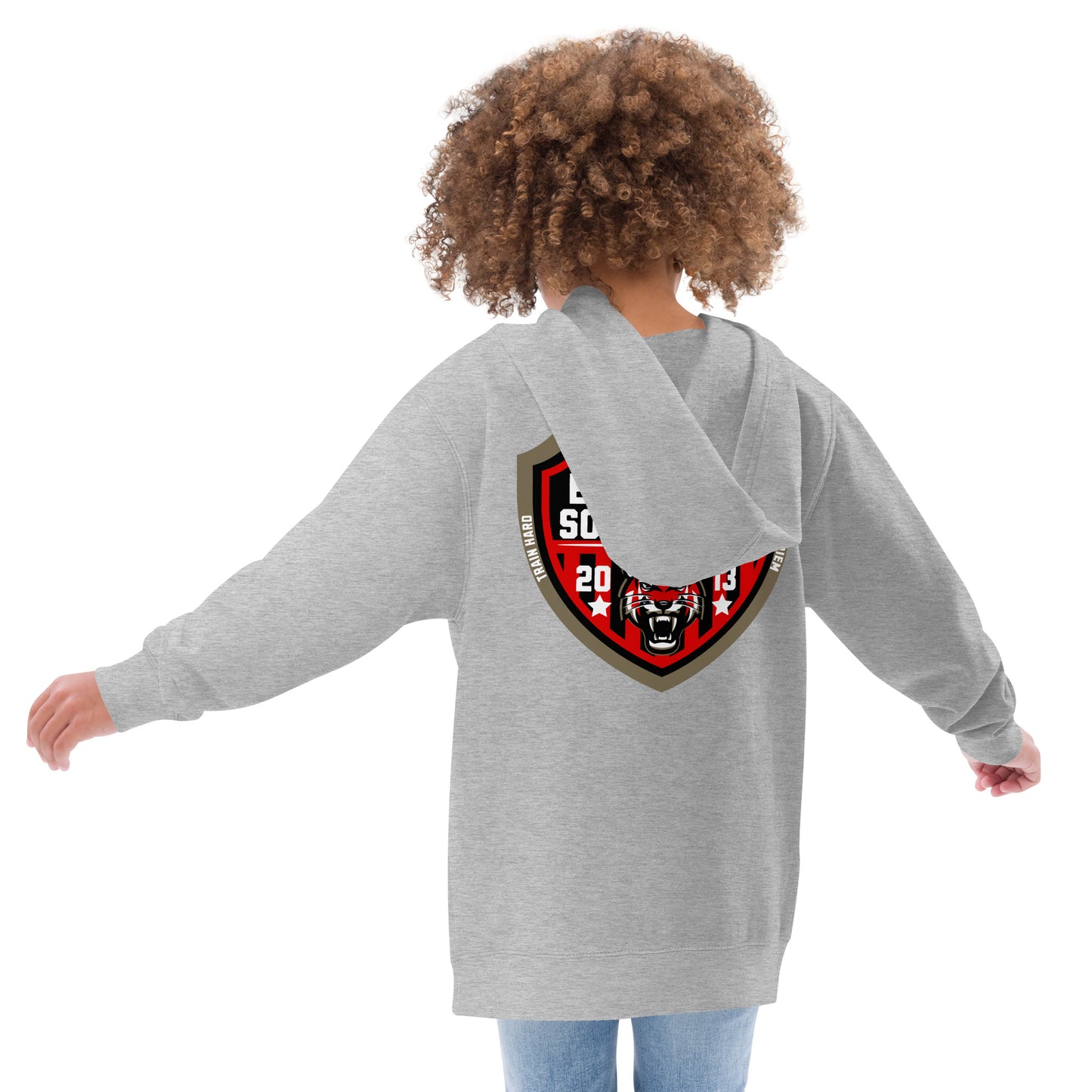 FLYWLKR SPORTS X EASTSIDERS SC (RED LOGO) Kids fleece hoodie