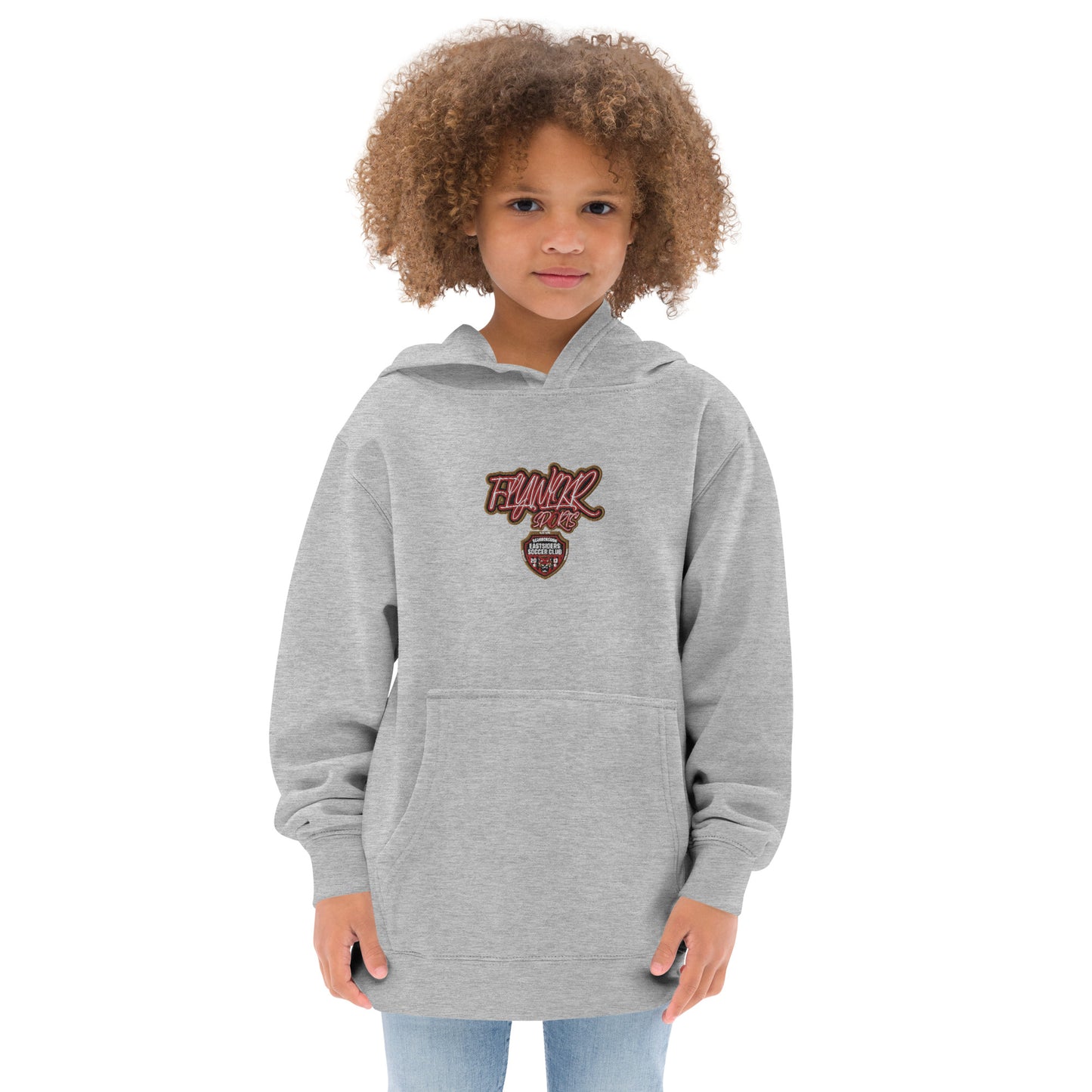 FLYWLKR SPORTS X EASTSIDERS SC (RED LOGO) Kids fleece hoodie