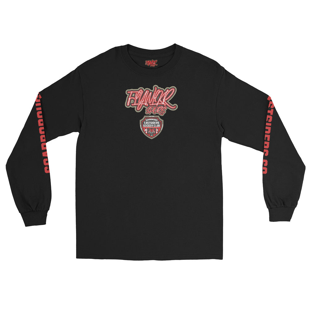 FLYWLKR SPORTS X EASTSIDERS SC (RED LOGO) Men’s Long Sleeve Shirt