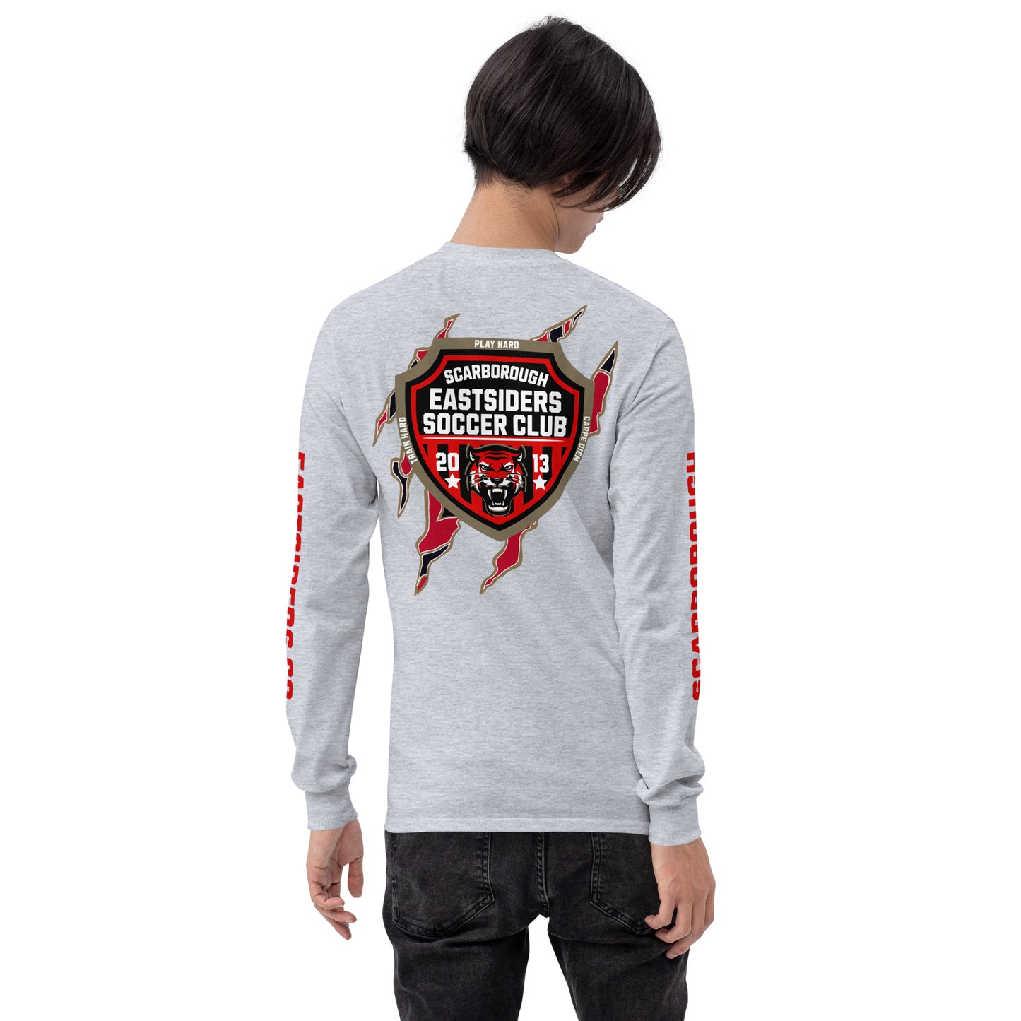 FLYWLKR SPORTS X EASTSIDERS SC (RED LOGO) Men’s Long Sleeve Shirt