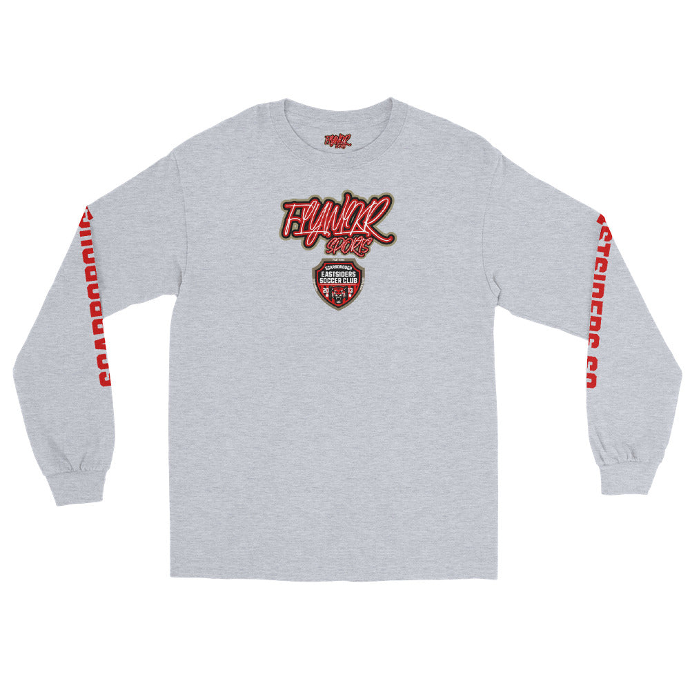 FLYWLKR SPORTS X EASTSIDERS SC (RED LOGO) Men’s Long Sleeve Shirt