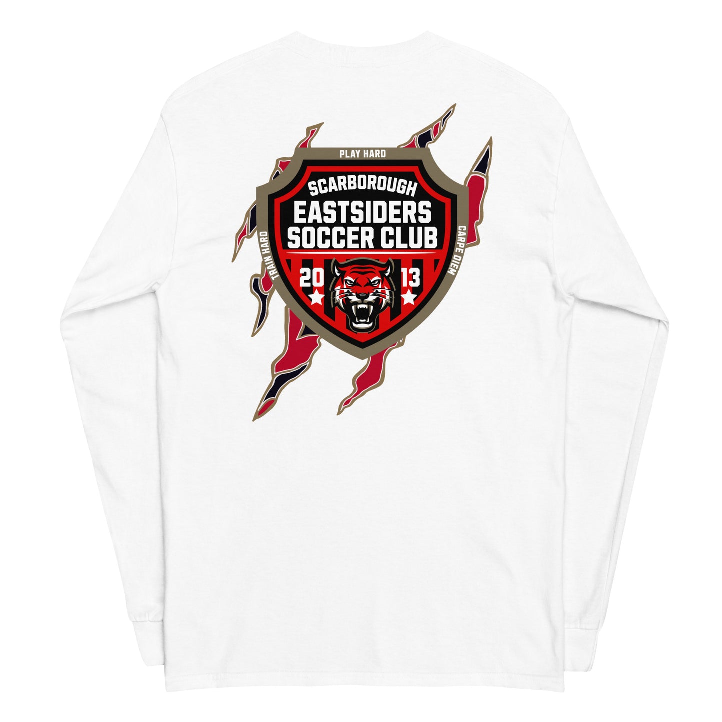 FLYWLKR SPORTS X EASTSIDERS SC (RED LOGO) Men’s Long Sleeve Shirt