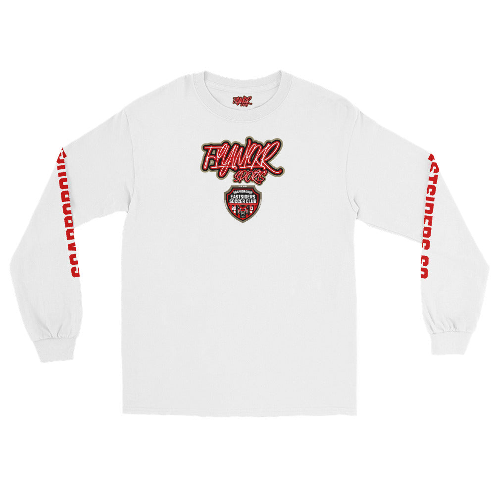 FLYWLKR SPORTS X EASTSIDERS SC (RED LOGO) Men’s Long Sleeve Shirt