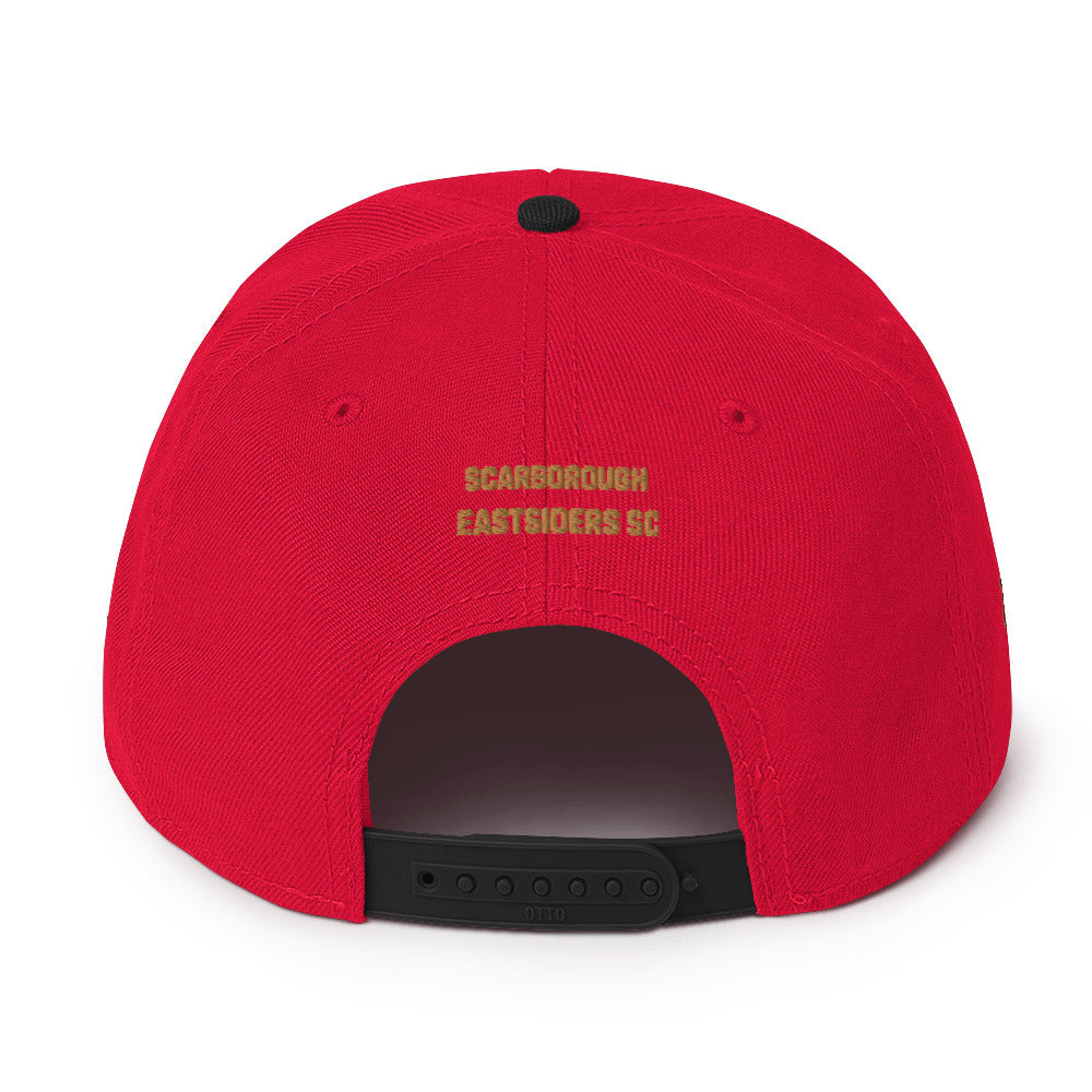 FLYWLKR SPORTS X EASTSIDERS SC (RED LOGO) Snapback Hat