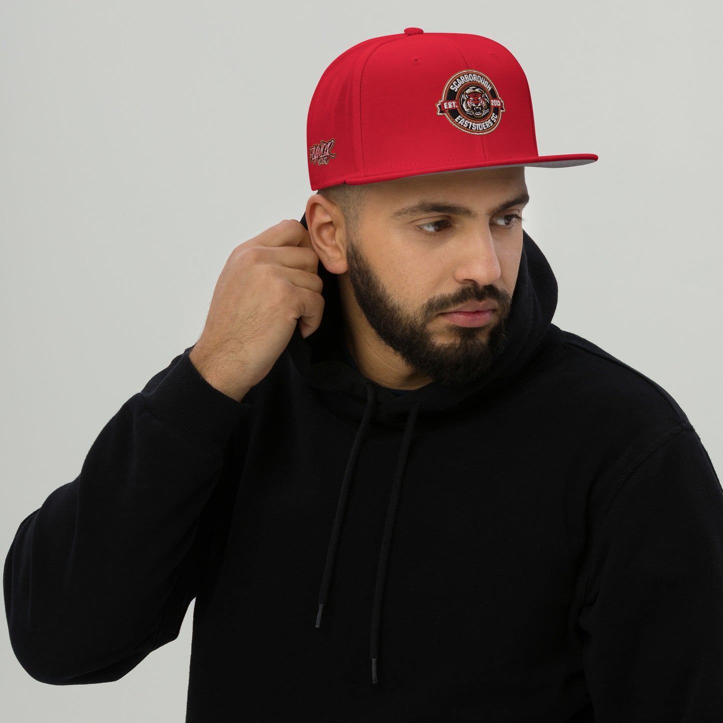 FLYWLKR SPORTS X EASTSIDERS SC (RED LOGO) Snapback Hat