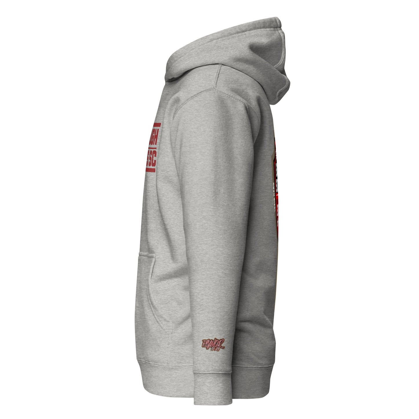 FLYWLKR X EASTSIDERS SC "STRIPED" (RED LOGO) Unisex Hoodie