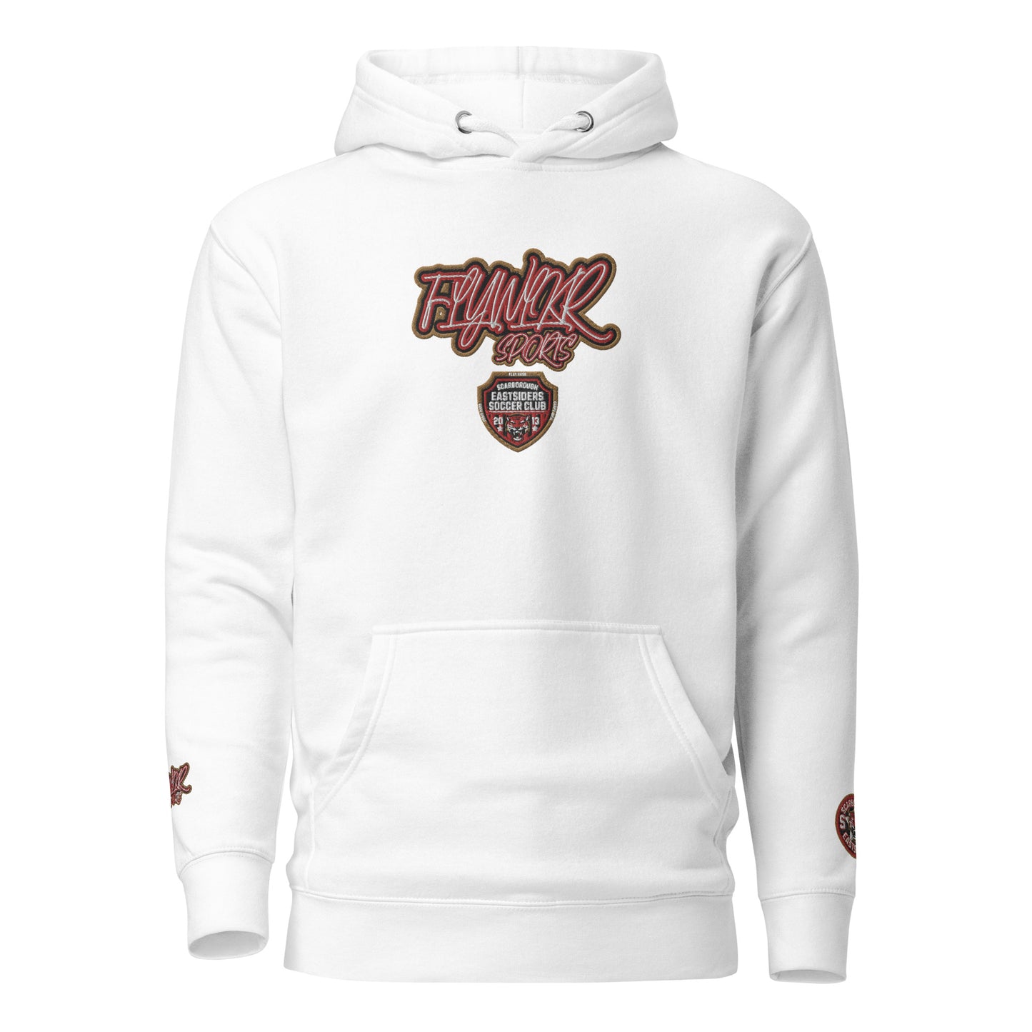 FLYWLKR SPORTS X EASTSIDERS SC (RED LOGO) Unisex Hoodie